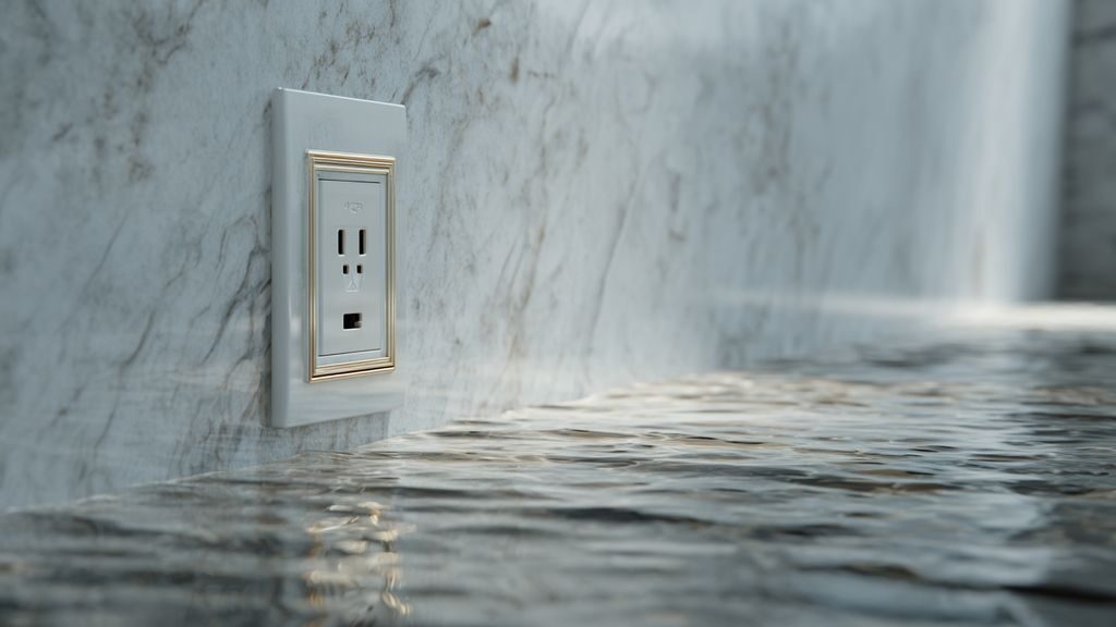 Quelle est la distance recommandée pour installer une prise électrique près d’un point d’eau ?